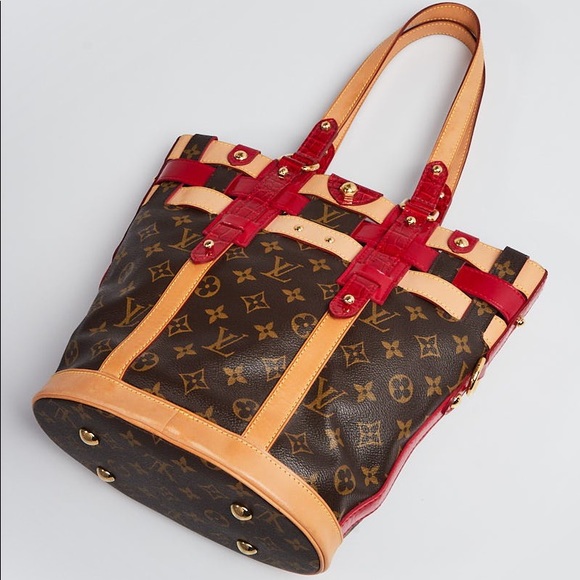 ❤️✨NEO BUCKET✨❤️Louis Vuitton Rubis Red Bucket Bag - Picture 4 of 12